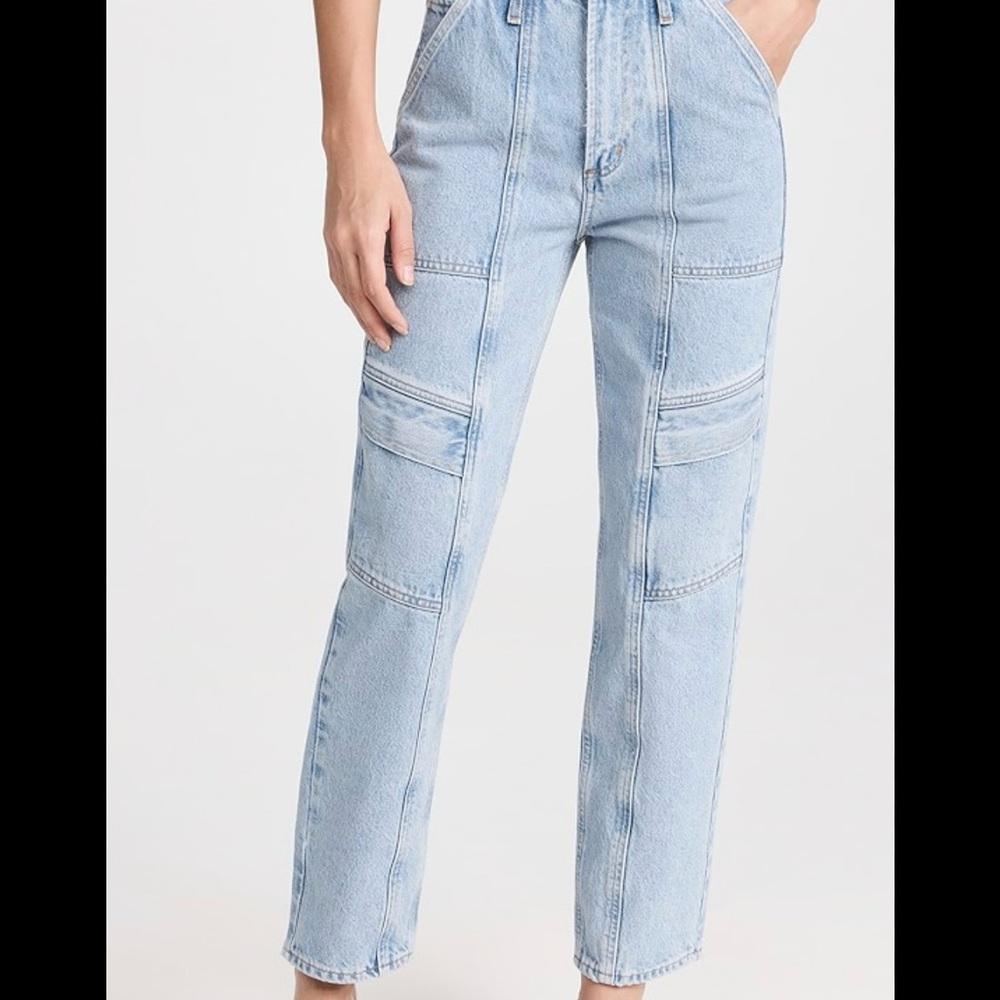 Agolde Light Blue Straight Leg Women's Jeans